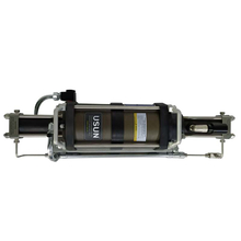 USUN Model:2AGBT 6 Inch Driven Diameter Double Head Two Stage Pneumatic Driven High Pressure Gas Booster Pump 