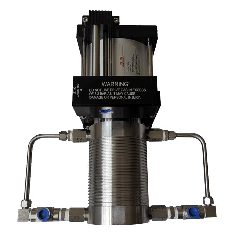 Customized Item USUN Model:ZB05-SS full stainless steel end air driven refrigerant booster pump for closed loop extraction machine 
