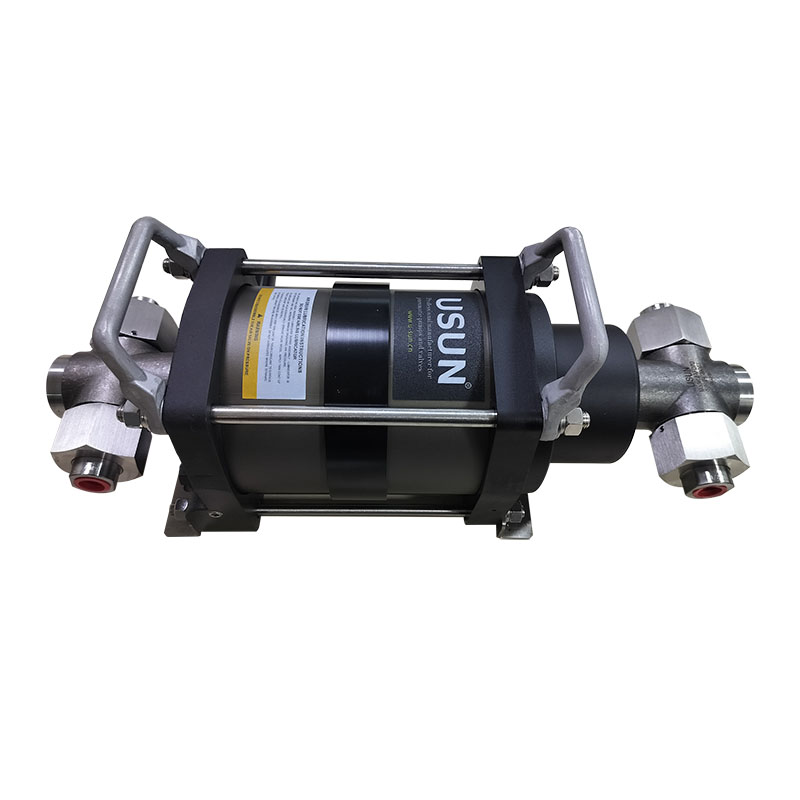 Hot sale USUN Model:2AFD middle size Double action double drive high pressure air water testing pump 