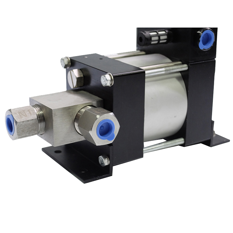 USUN Model:M45-C02 80MM driven 150-300 Bar output Mini air operated liquid CO2 transfer pump for fire extinguisher refilling 