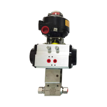 New Arrivals ​USUN Model:15BV-FN4A-NC 150000PSI Stainless Steel 316 2 Way Pneumatic Control Ball Valve With Normally Closed Pneumatic Actuator