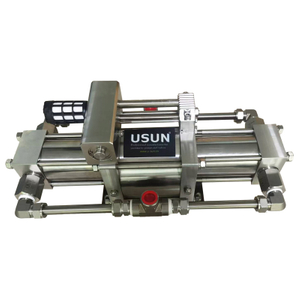 Customized USUN Model:AT04 Stainless Steel 316 Drive Maximum 30 Bar Output Pipeline Pneumatic Driven Hydro Test Pump for Hose or Tubes