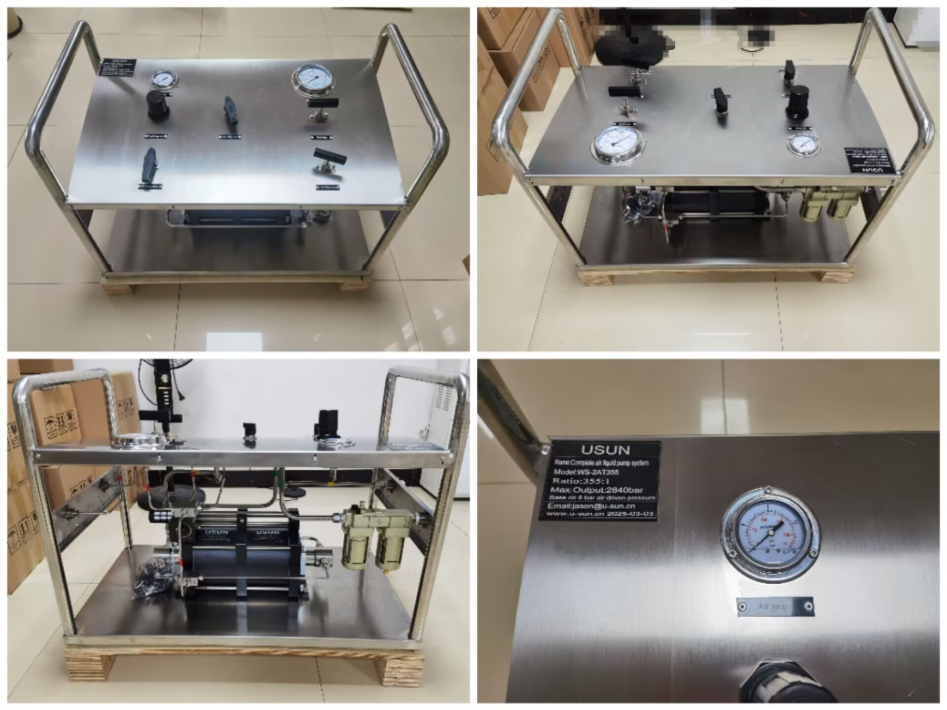 Real photos of WS-2AT system