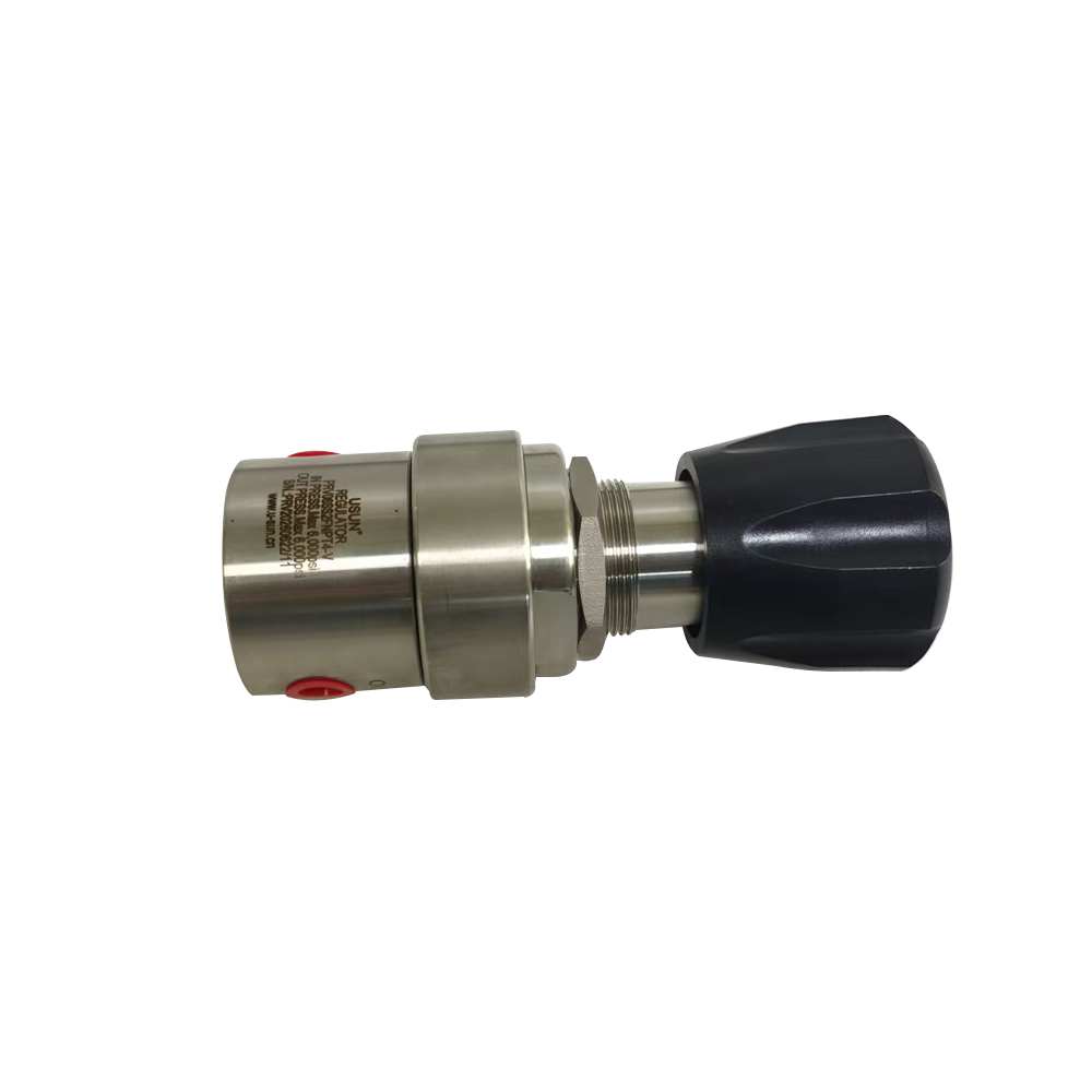 USUN Model:PRV06SS2FNPT4-V Similar Tescom Stainless Steel 316 High Pressure Hydraulic Or Gas Pressure Regulator Valve with Vent NPT1/4''