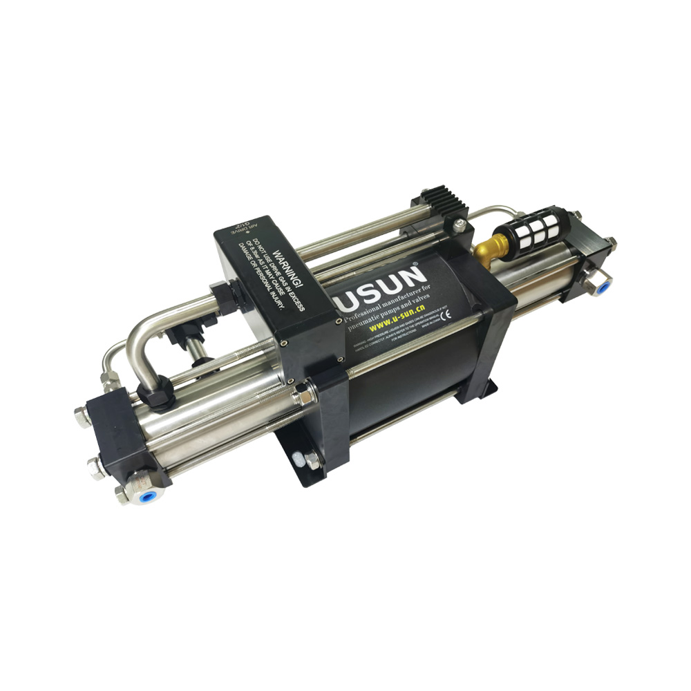 USUN Model:GBT 160mm Driven Double Stage Pneumatic Gas Booster Pump for Pressure Testing 