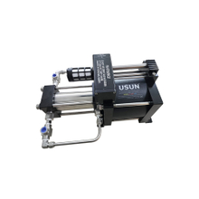 USUN Model:GB05T/GB08T 160mm Driven Double Action Air Driven Gas Booster Pump for Charging Gas Cylinder