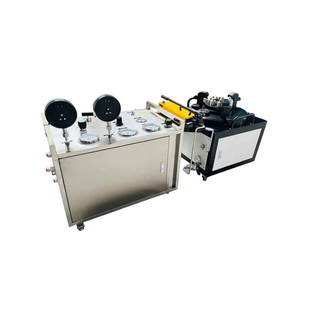 Manual Control Portable DN15-DN200 Hydraulic Safety Valve Test Bench with Clamping Table for Flange Or Threaded Safety Valve Testing
