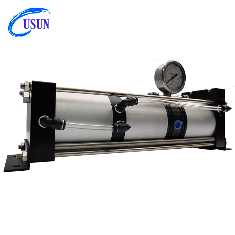 USUN Model:AB03 8--24 Bar output 100 MM driven cost effective air driven air pressure booster pump 