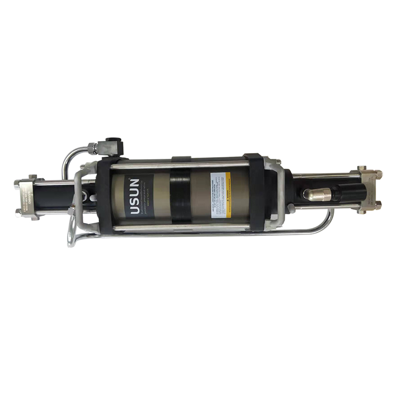 USUN Model:2AGBD double drive double action high pressure air driven gas booster testing pump 