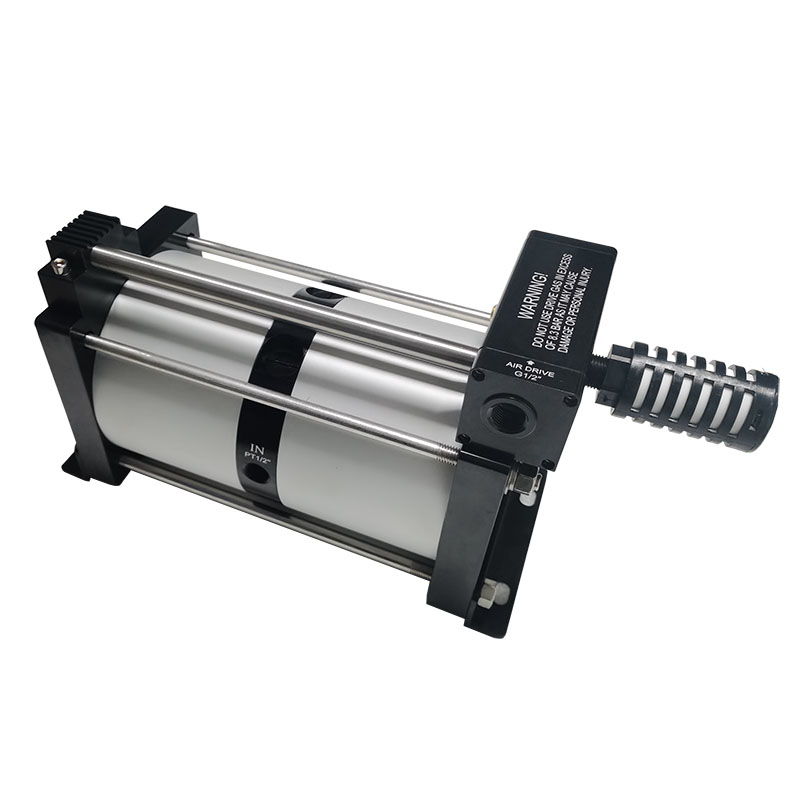 USUN Model:4AB02 8-16 Bar output 160 MM driven high flow air driven air pressure amplifier for PET blowing 