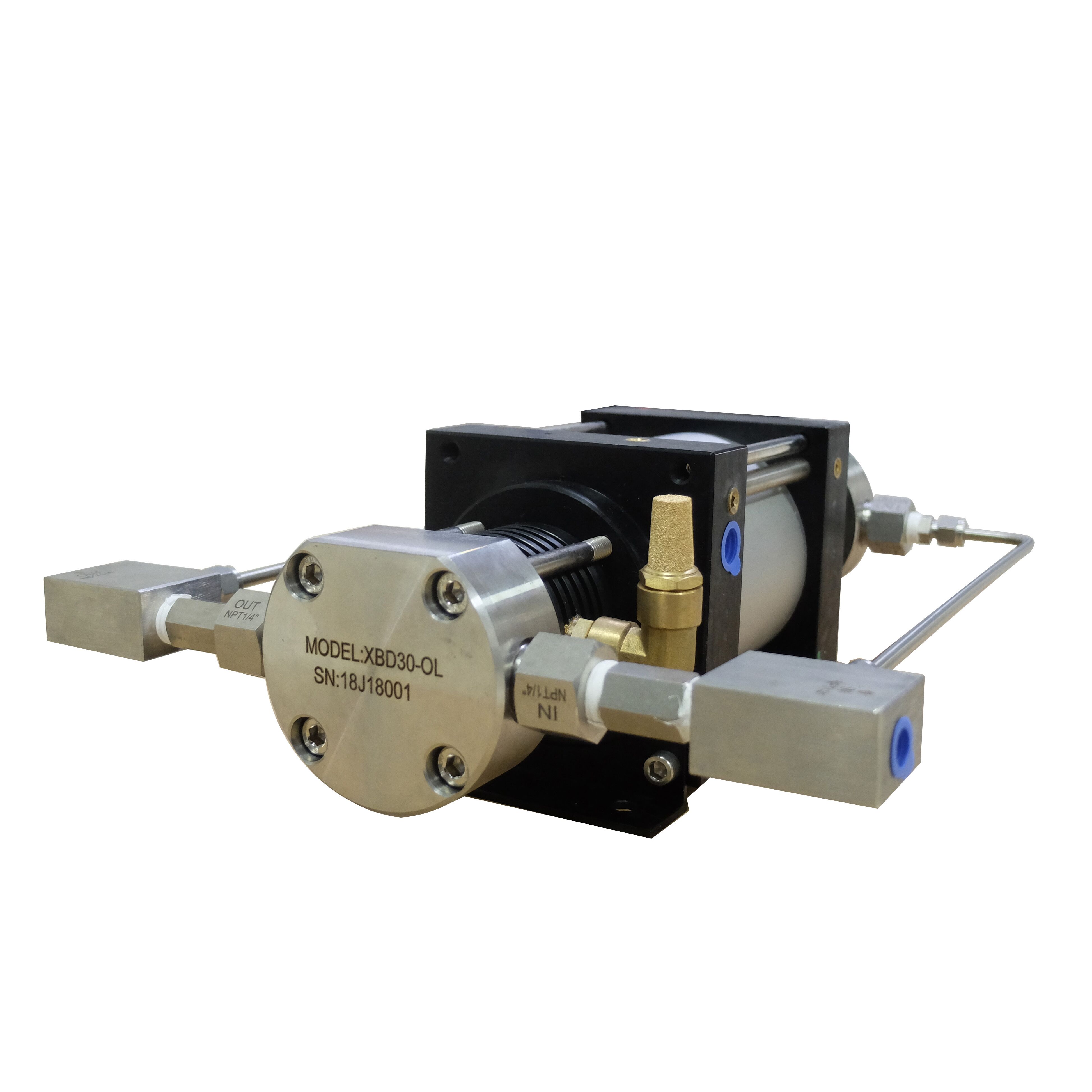 USUN Model:XBD30-OL Small size light weight double action oxygen gas booster pump for diving rebreather 