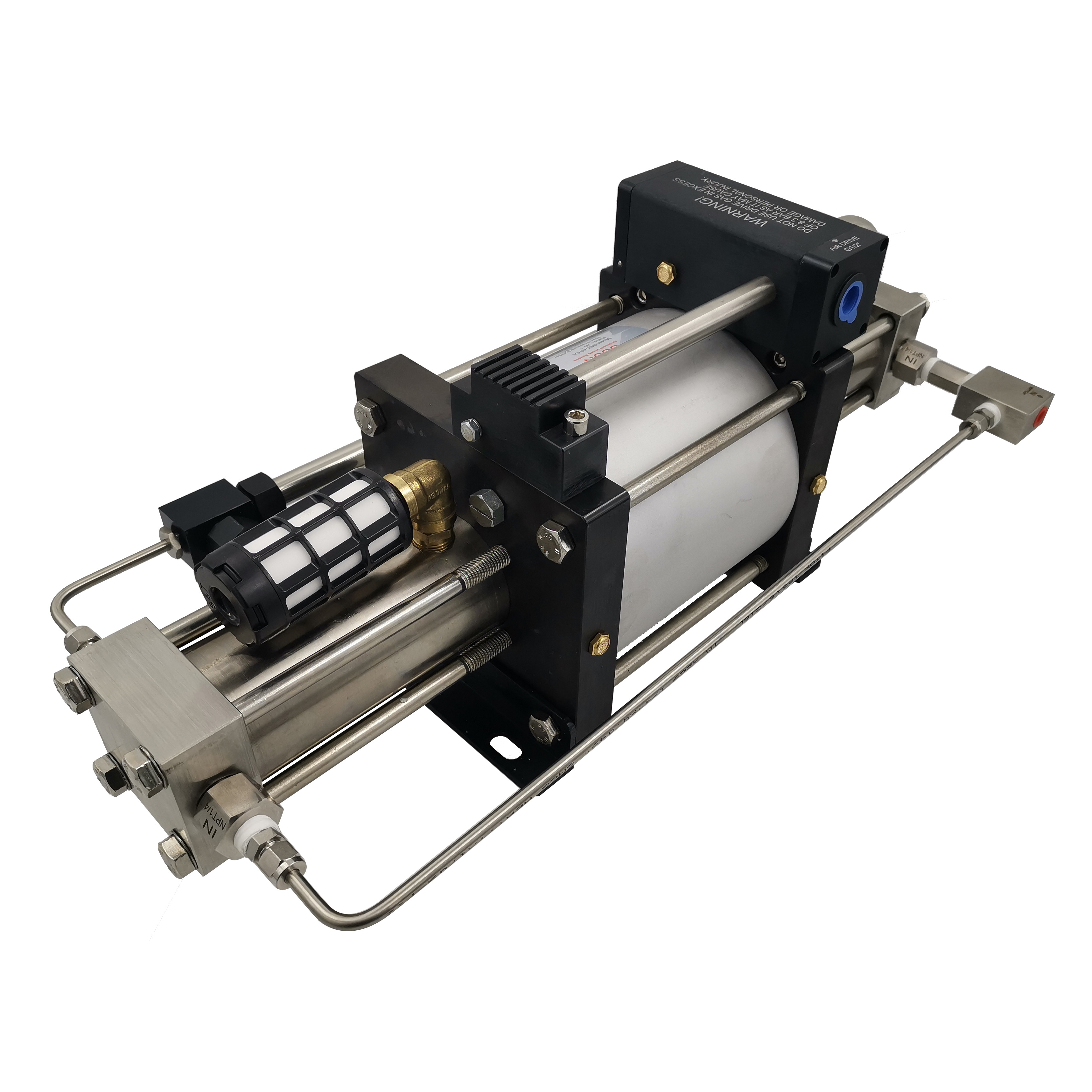 USUN Model:GBD40-OL 160mm driven double acting pneumatic driven oxygen gas booster pump for fast refilling oxygen cylinder 
