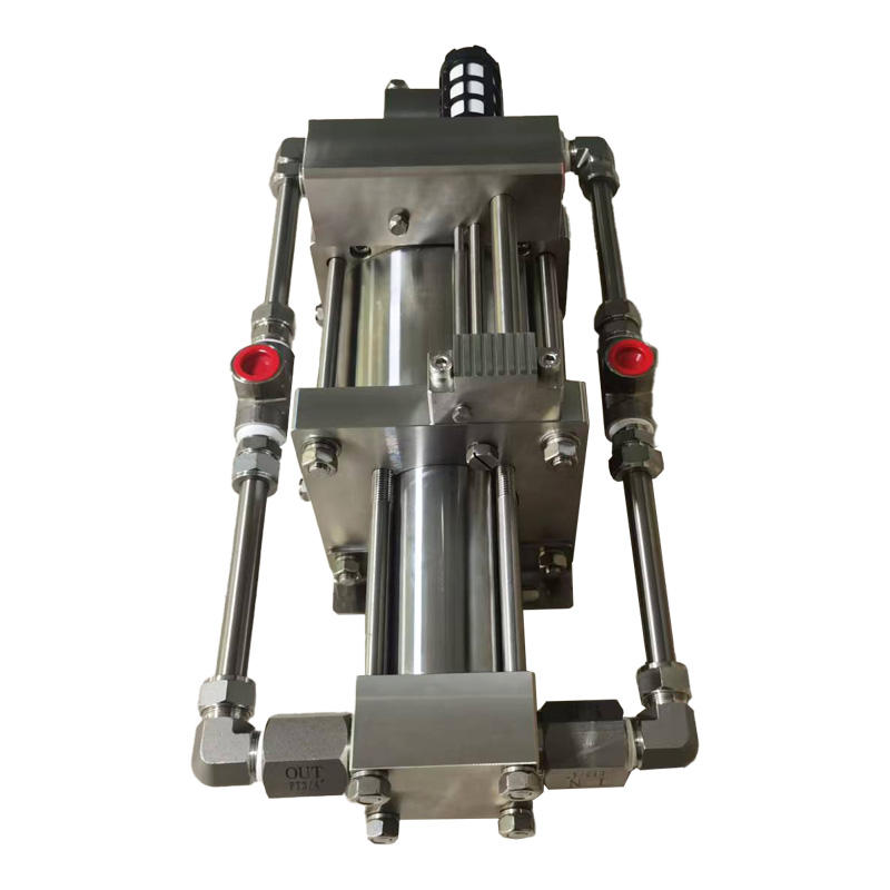 Customized USUN Model:AT04 Stainless Steel 316 Drive Maximum 30 Bar Output Pipeline Pneumatic Driven Hydro Test Pump for Hose or Tubes