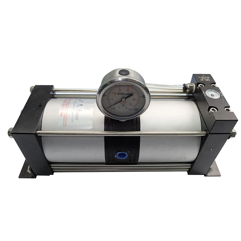 USUN Model:AB02 8-16 Bar output 100 MM driven cost effective air driven air pressure amplifier 