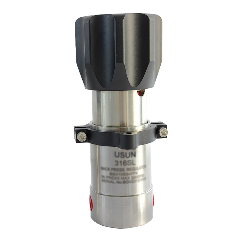 ​USUN Brand Model :PGV5SSFNPT4 Similar Tescom Stainless Steel 316 NPT1/4'' Max.1500PSI Back Pressure Valve for Control in Gas And Liquid Pipelines Backflow 