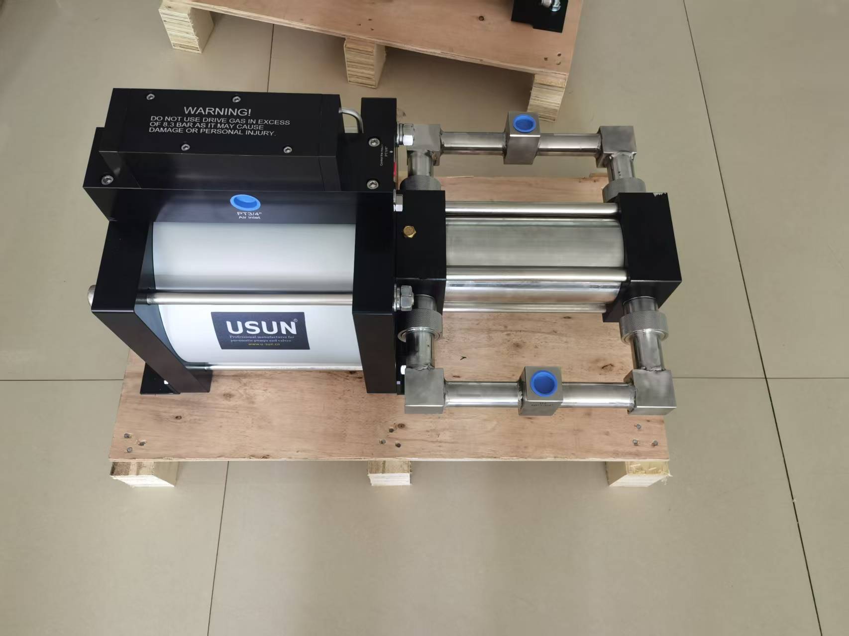 4ZB10 High Filling Flow Double Acting Pneumatic Refrigerant Recovery Pump for R-11,R-12,r-134A Transferring