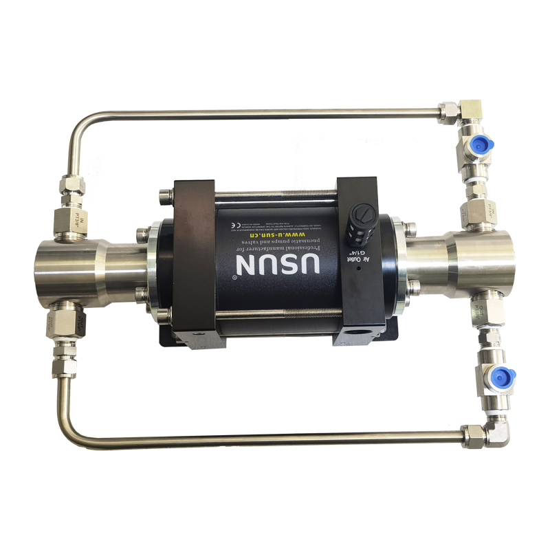 USUN Model:XT10/XT16/XT25 Double Acting 100MM Driven Protable Pneumatic Driven Hydraulic Test Pump 