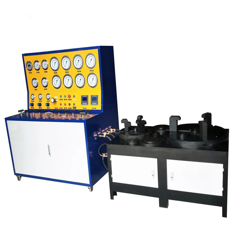 USUN Model :STV-40-DN400-PLC Air Driven Nitrogen Pump DN400 Maximum 400bar Pressure Relief Safety Valve Test Bench