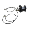 USUN Model:GB40-OL 150-300 Bar Output 160mm Driven Single Action Pneumatic Driven Oxygen Gas Booster Pump with Inlet And Outlet Hoses for Scuba Diver 