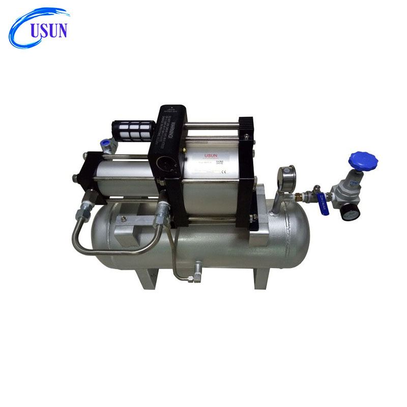 USUN Model:AB05T-B complete air pressure booster pump system with 20L tank and air regulator and outlet high pressure regulator 