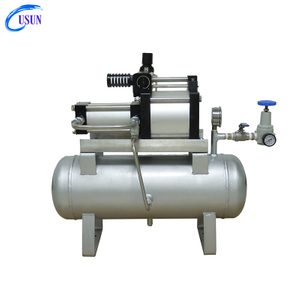 USUN Model:AB05T-B complete air pressure booster pump system with 20L tank and air regulator and outlet high pressure regulator 