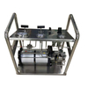 USUN Model:US-2GB 160mm driven double head driven single action high pressure nitrogen gas booster pump system for valve testing 