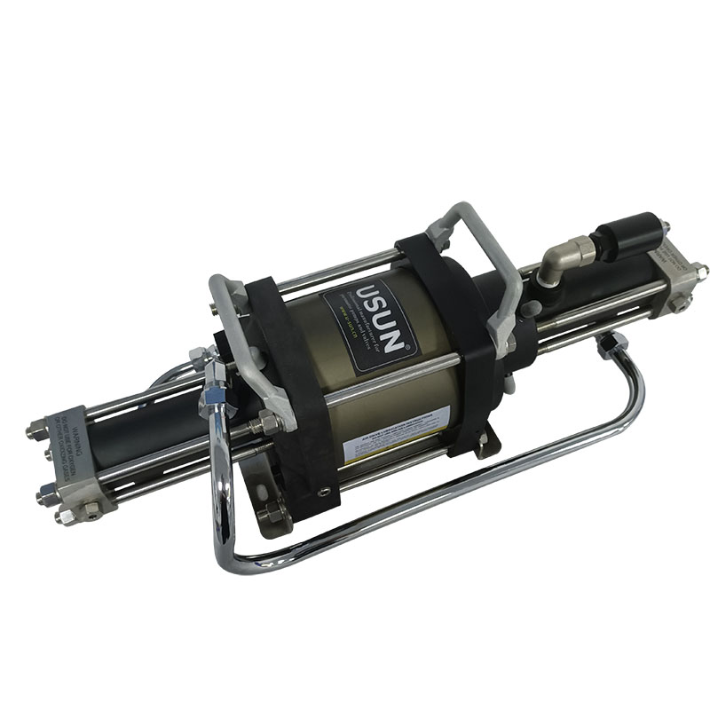 USUN Model:AGBD 6 inch driven diameter high quality double action air driven high pressure gas booster pump for gas cylinder refilling 