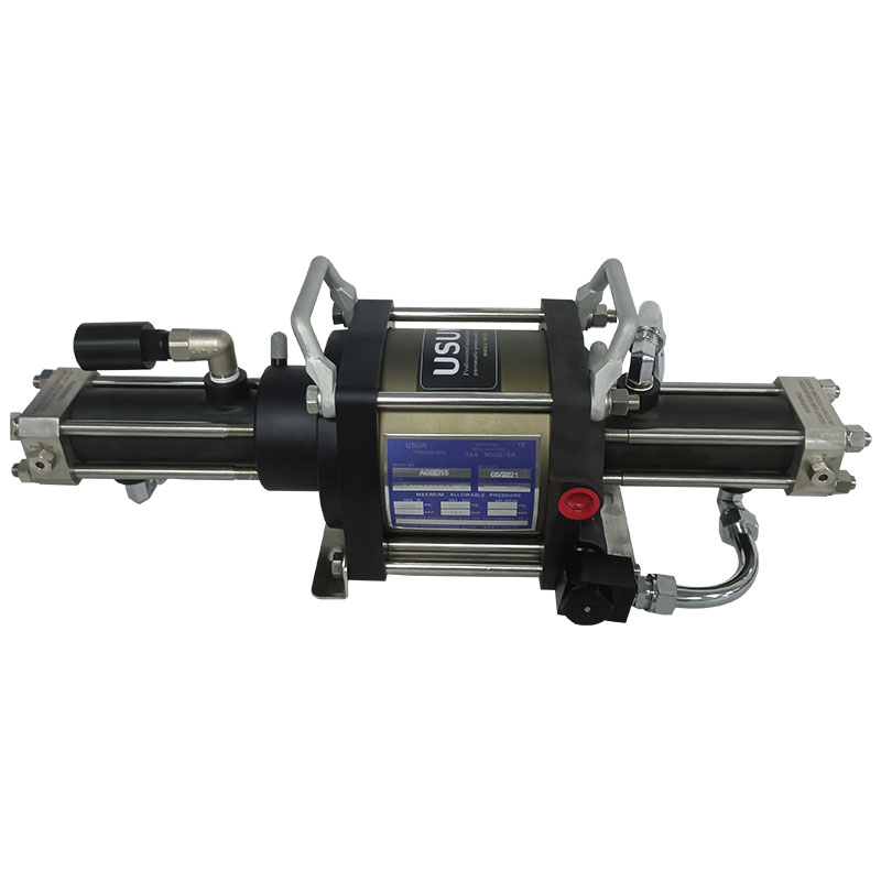 USUN Model:AGBD 6 inch driven diameter high quality double action air driven high pressure gas booster pump for gas cylinder refilling 