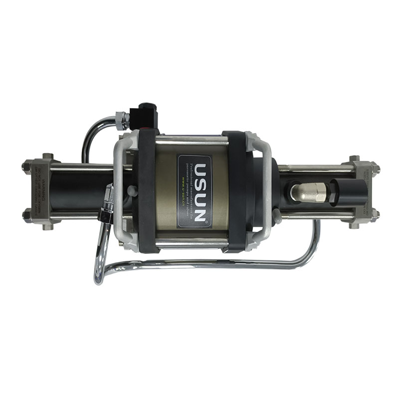 USUN Model:AGBD 6 inch driven diameter high quality double action air driven high pressure gas booster pump for gas cylinder refilling 