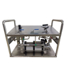 USUN Model:WS-2AT High flow stainless steel frame air driven hydraulic pressure testing pump system with valves and fittings and gauges 