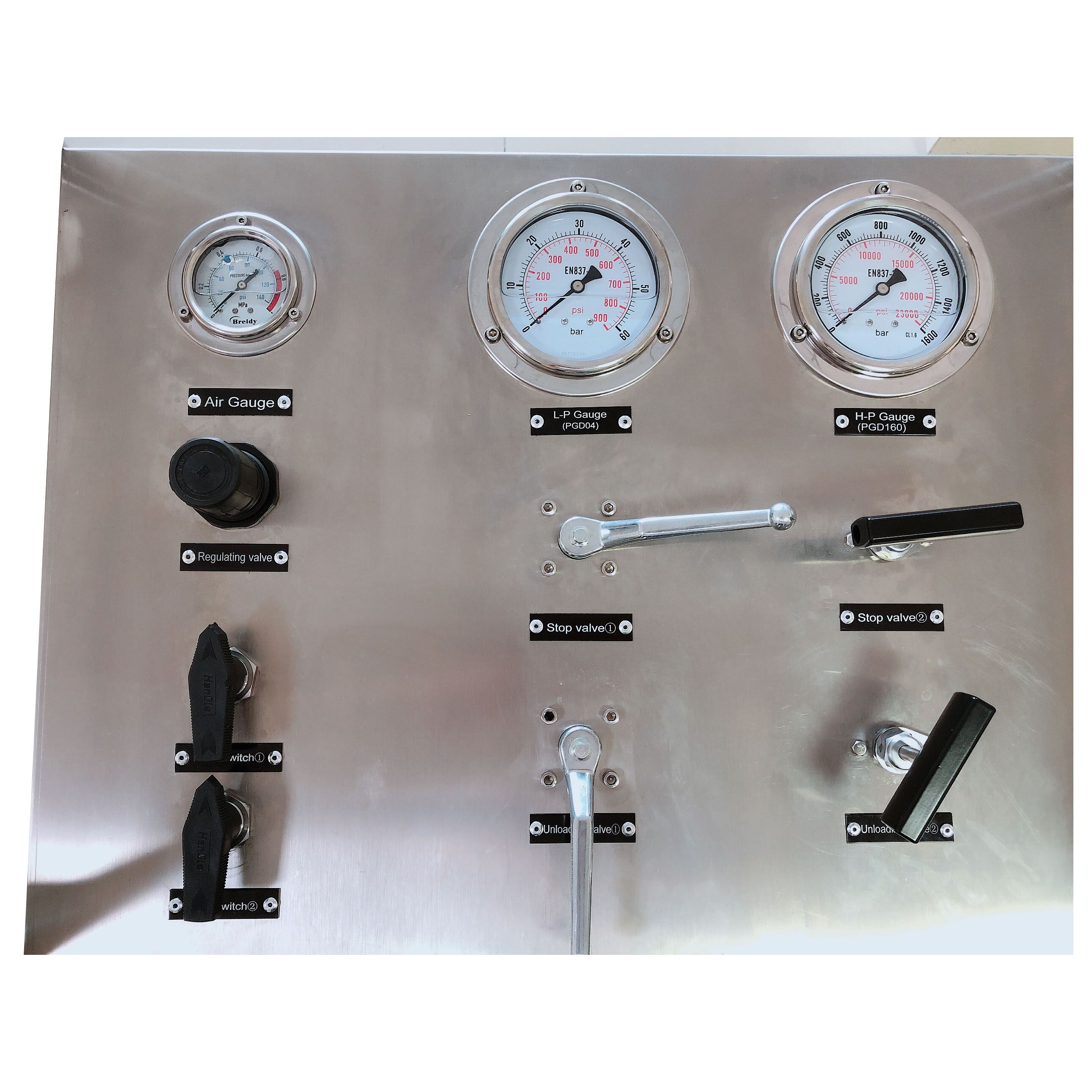 USUN Model:US-AT/XH High and low pressure dual air liquid pressure testing pump system 
