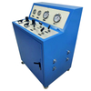 USUN Model:US-AT130 130：1 Maximum 100 MPA high flow dual air hydraulic pump system with blue cabinet and valves and fittings 