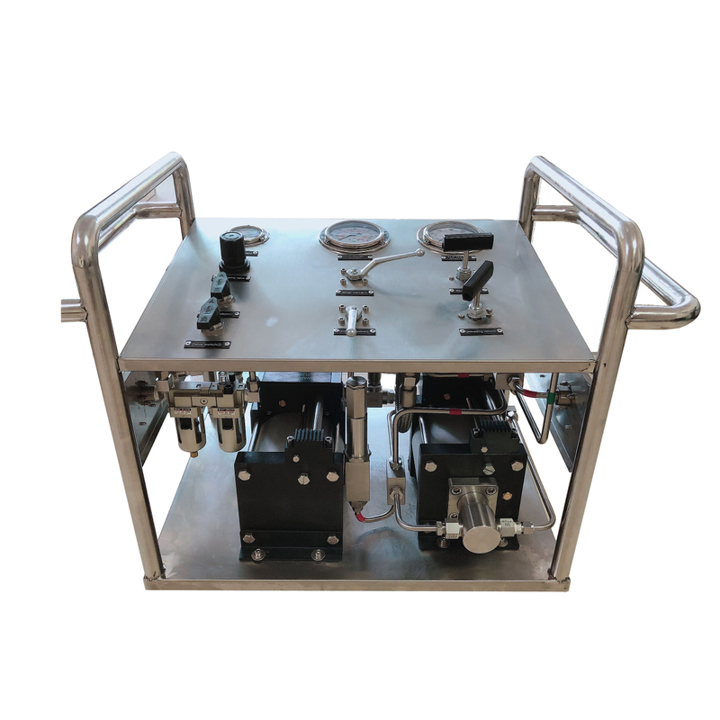 USUN Model:US-AT/XH High and low pressure dual air liquid pressure testing pump system 