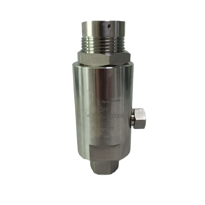 USUN Model : HRL3-HF4 Low flow 316SS 10000 to 15000 PSI metal seat SS adjustable safety pressure relief valve With low flow rate 
