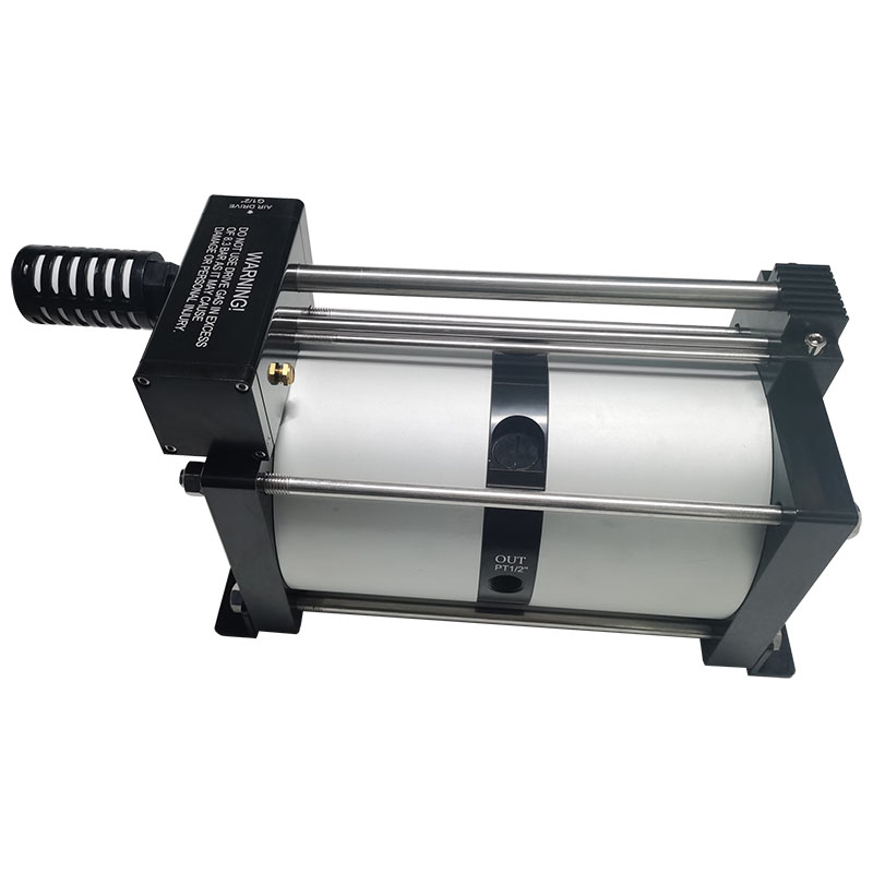 USUN Model:4AB02 8-16 Bar output 160 MM driven high flow air driven air pressure amplifier for PET blowing 