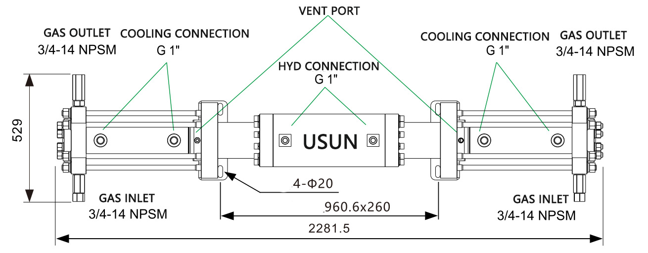H drive booster drawing