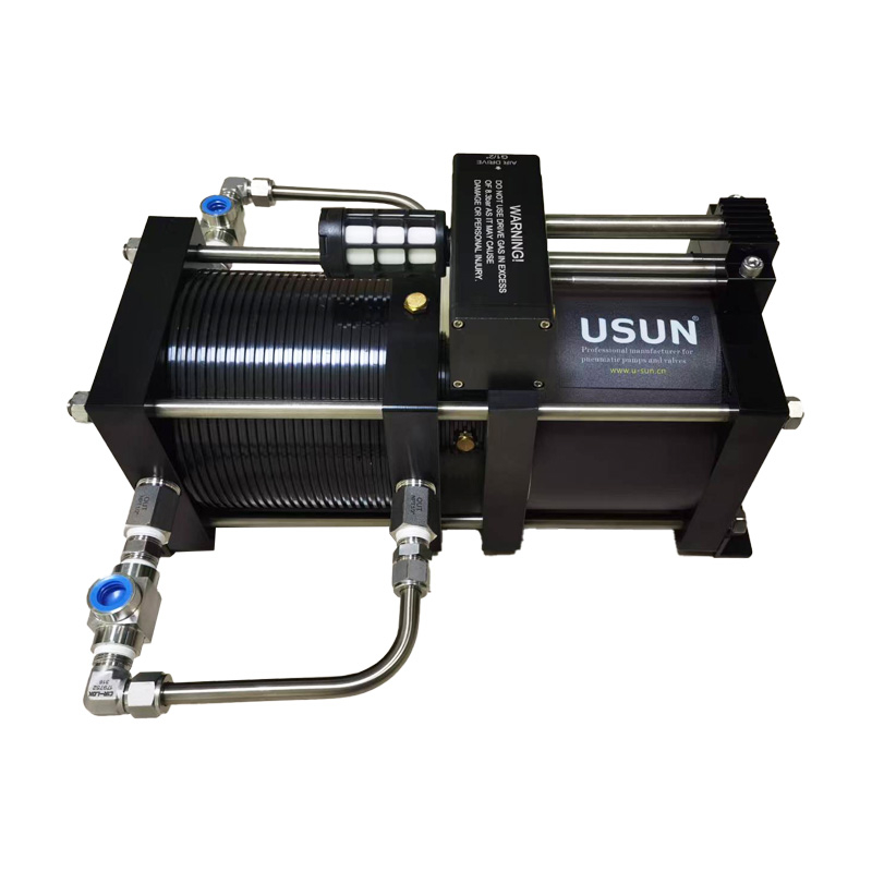 USUN Model:ZB1.5 160MM Driven Max 1.2 MPA Double Action Air Driven Refrigerant Recovery Booster Pump
