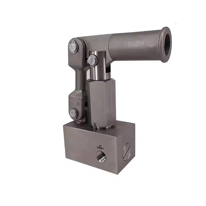 USUN Model :HP-SS-1A Stainless Steel 316 10000PSI Manual Operated Oil Hand Pump for Wellhead Equipment