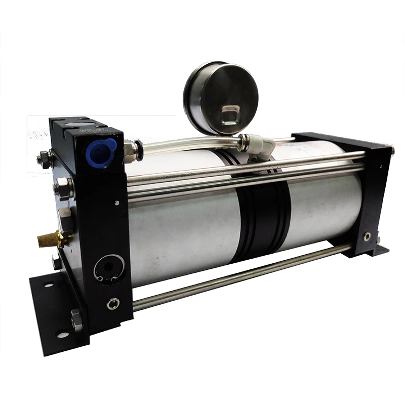 USUN Model:AB02 8-16 Bar output 100 MM driven cost effective air driven air pressure amplifier 