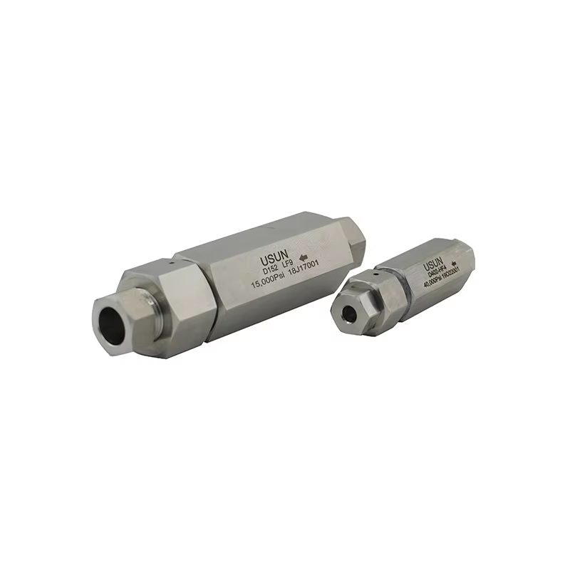 USUN Model: D202 20K PSI Similar Butech high pressure stainless steel ball check valve for test bench equipment 