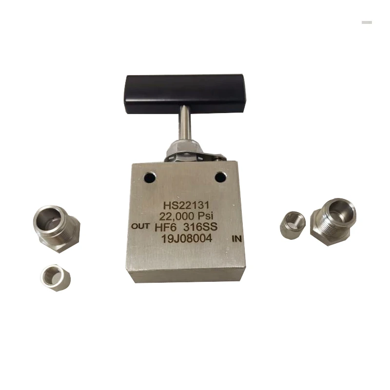 USUN Model: HS30121 30K PSI Similar HIP brand High pressure stainless steel Manual control needle valve 