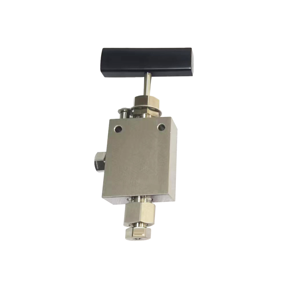USUN Model: HS60126 O.D.1/4'' Ultra High Pressure 60000 Psi Replaceable Seat 2-Way Angle Type Manual Needle Valve 