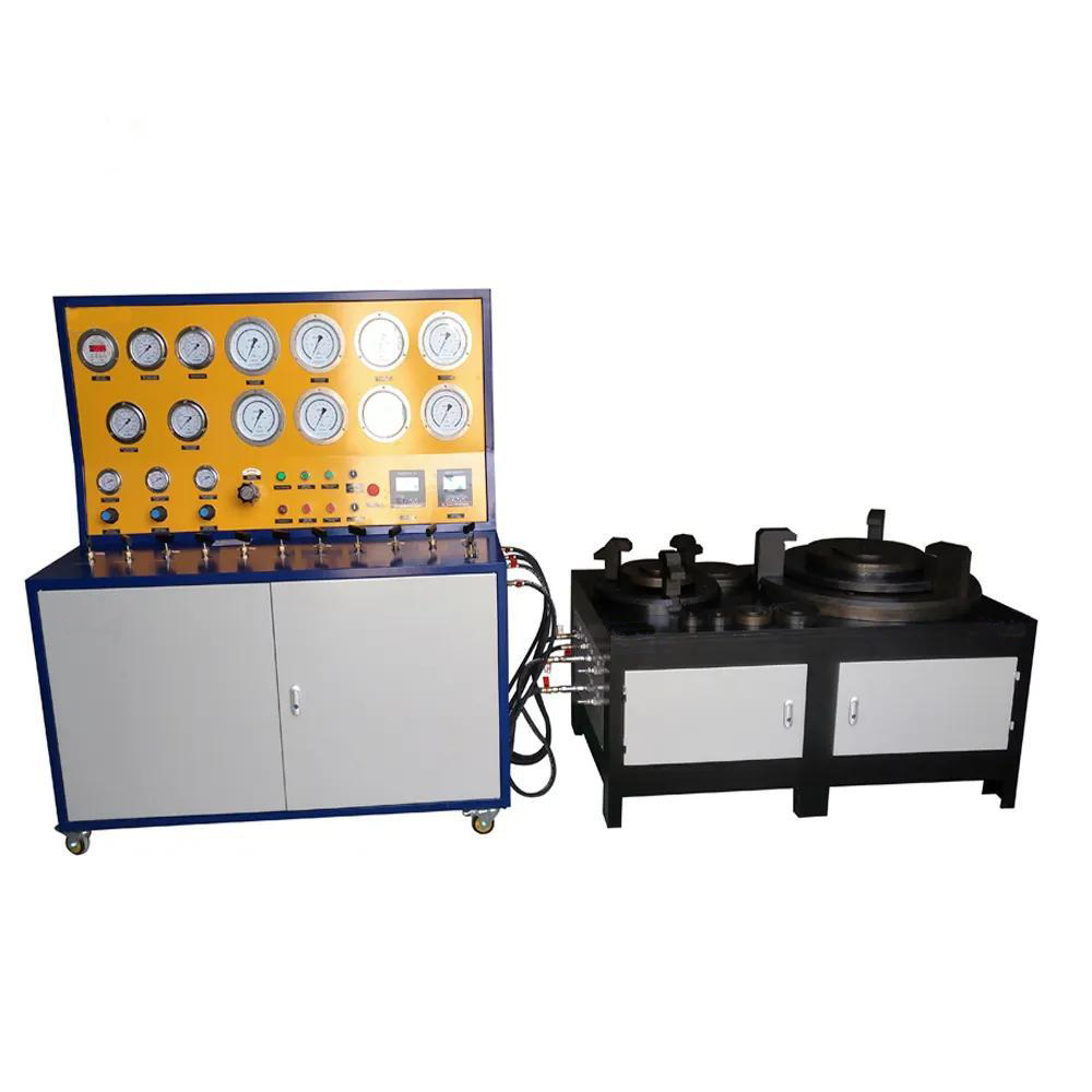 USUN Model :STV-40-DN400-PLC Air Driven Nitrogen Pump DN400 Maximum 400bar Pressure Relief Safety Valve Test Bench