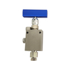 USUN Model: HS60126-F 1/4'' Connection 60,000 PSI High Pressure Micro Metering Angle Replaceble Seat Needle Valve