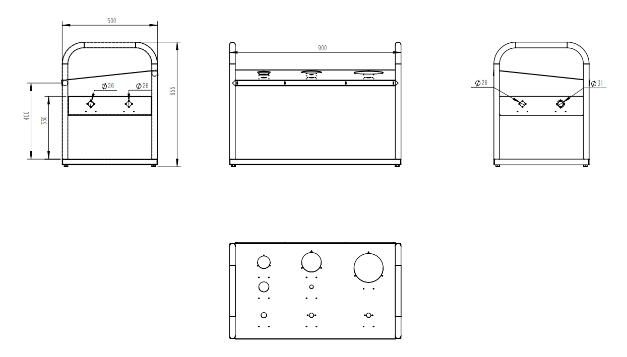 US-2GBD80外形框架图