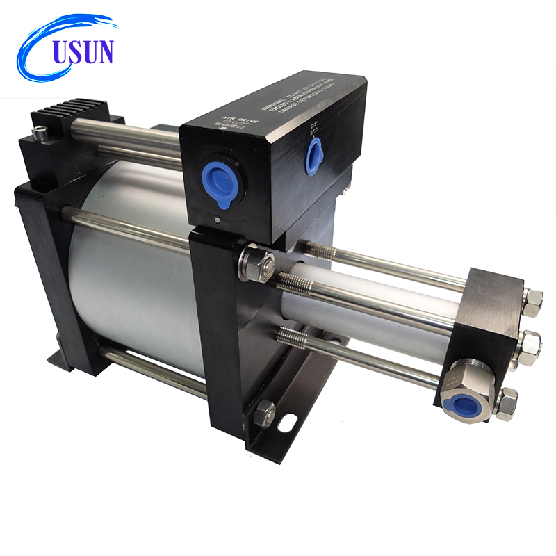 USUN Model:AB15 15:1 pressure ratio single action pneumatic air booster pump for cylinder leakage testing 