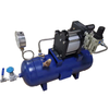 USUN Model:AB05T-40L 6-30 Bar complete pneumatic air pressure booster pump system with 40L tank and air regulator and outlet high pressure regulator and safety valve 