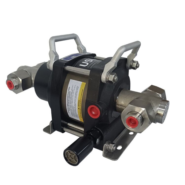 Hot sale USUN Model:AFD middle size Double action 6 inch diameter air driven liquid pressure testing pump 