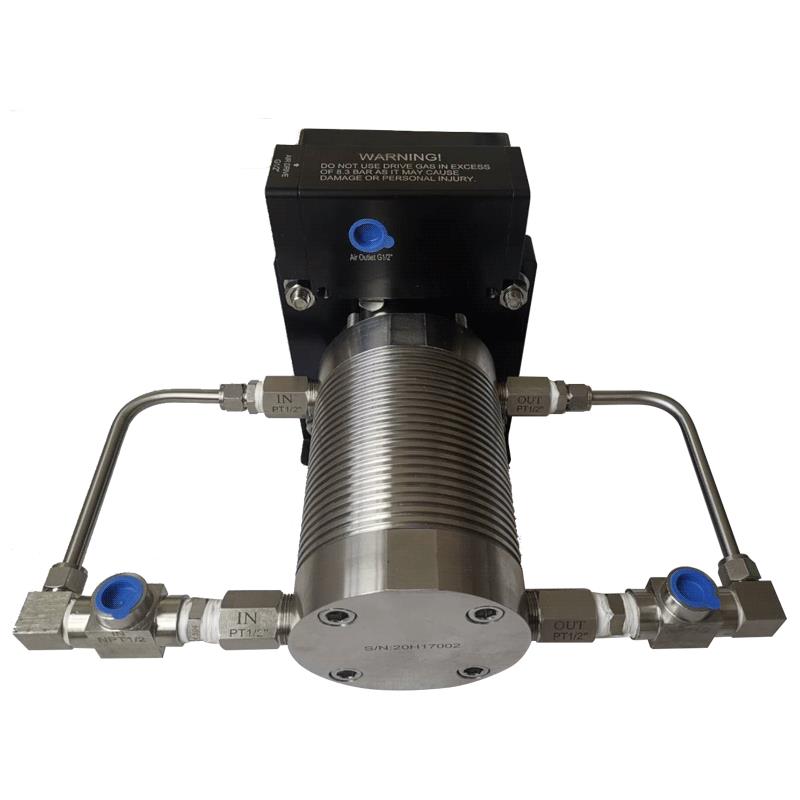 Customized Item USUN Model:ZB05-SS full stainless steel end air driven refrigerant booster pump for closed loop extraction machine 