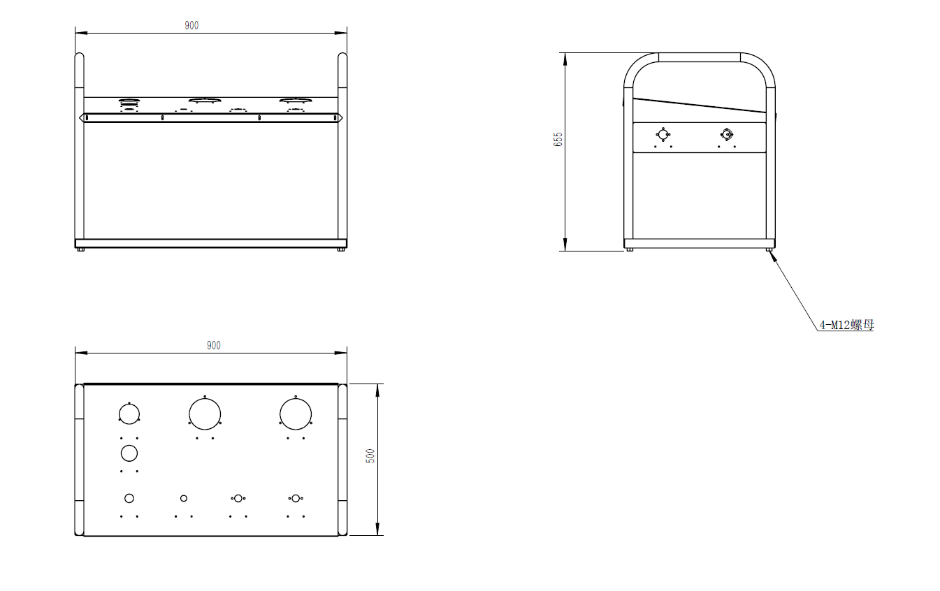 Layout drawing for 2GBT system